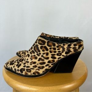 Dolce Vita Ira Leopard Print Blocked Heel